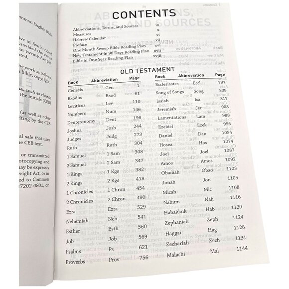 The Daily Life Bible LARGE PRINT EDITION Easy To Read Common English Bible - Picture 6 of 16